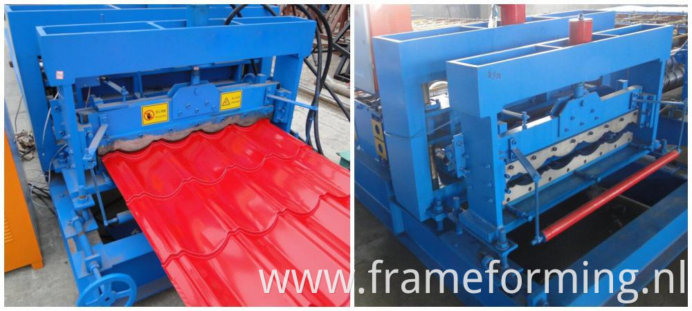 Glazed tile roll forming machine